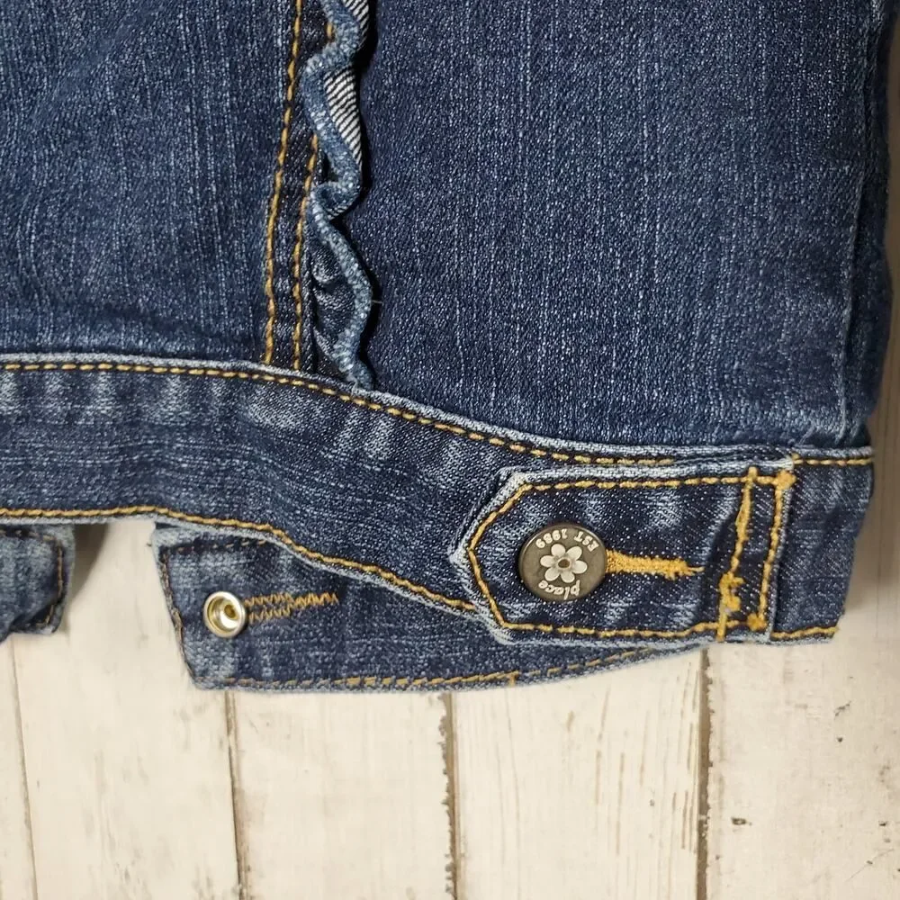 Children's Place Denim Jean Jacket Blue Size 4T